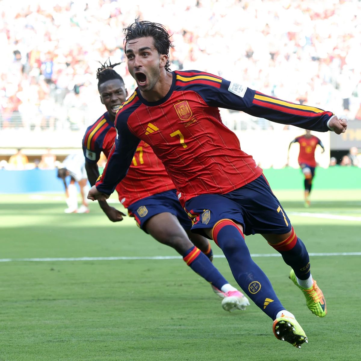 Spain in football World Cup.