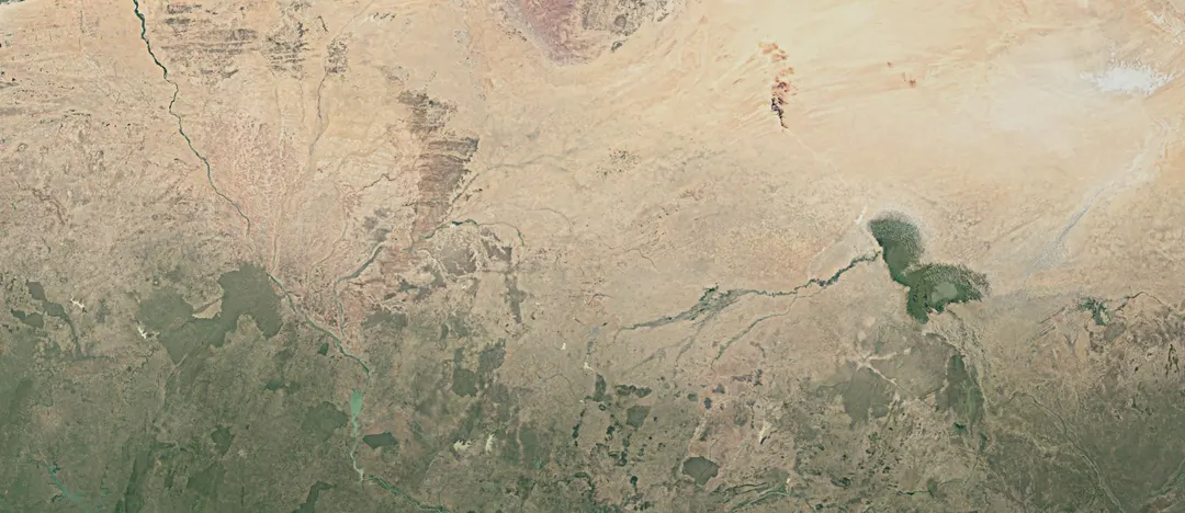 Imagens de satélite de regiões
