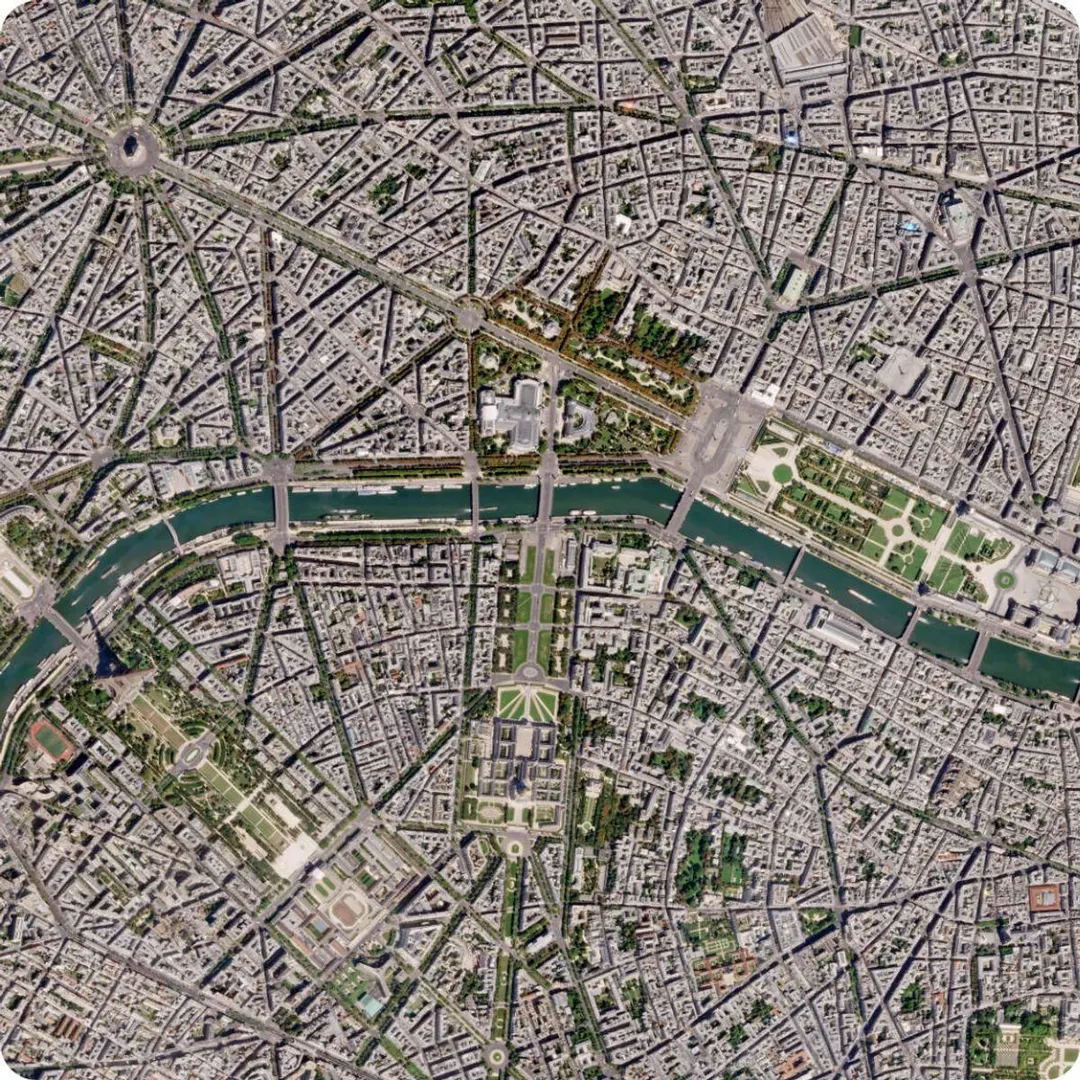 Cities from above (easy)